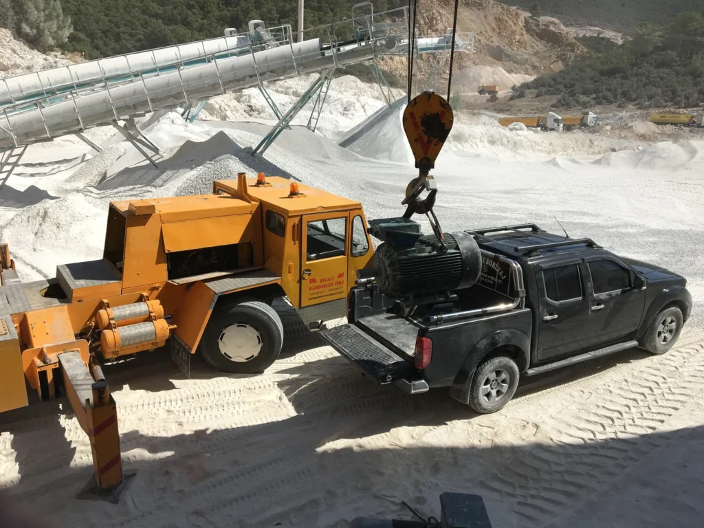 Sahada Motor Değişimi